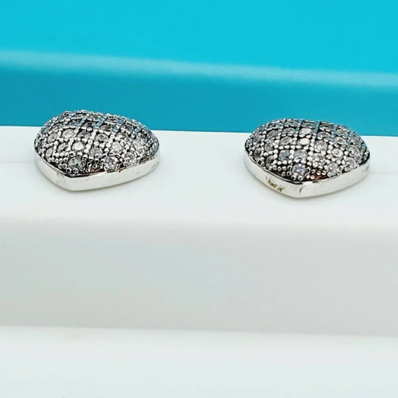 "925 Sterling Silver CZ Beautiful Earrings for Women, 1USPAR4226 - Picture 9 of 11